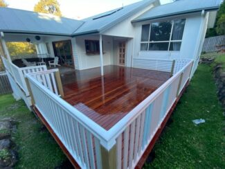 Coomera Decking job completed by AGC Landscapes
