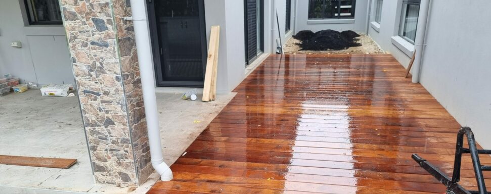 Decking Job that took place in Pimpama, Gold Coast